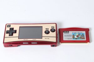 Nintendo ニンテンドー GAME BOY micro ゲームボーイミクロ OXY-001 ファミコンカラー スーパーマリオブラザーズ アドバンス 5186-KF