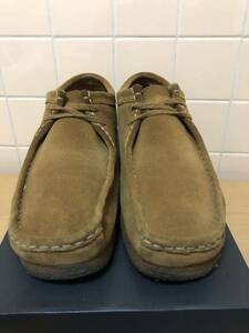 傷あります！ Clarks クラークス WALLABEE COLA スウェード サイズUK7.5 ブラウン　FK