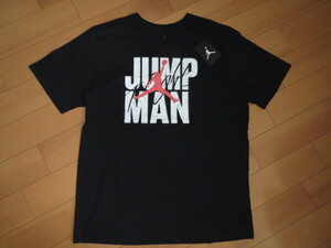 送料無料発送 ナイキ NIKE JORDAN BRAND Jumpman ジャンプマン フライトTシャツ 人気完売 USXL BLACK 正規品 綿100％ とても美品