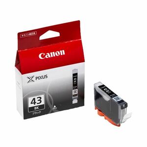 【新品】(まとめ) キヤノン Canon インクタンク BCI-43BK ブラック 6376B001 1個 【×10セット】