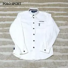 【希少】POLO SPORT RALPH LAUREN 白シャツ ストレッチ素材