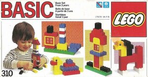 レア★入手困難★LEGO 310-4　基本セットベーシック廃盤品