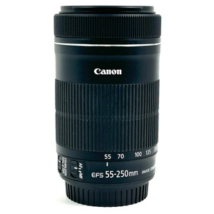 キヤノン Canon EF-S 55-250mm F4-5.6 IS STM 一眼カメラ用レンズ（オートフォーカス） 【中古】