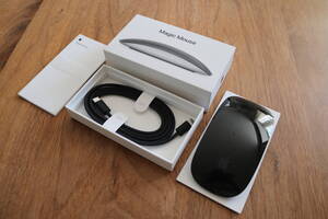 [程度良好] Apple Magic Mouse Black（Multi-Touch対応）Wireless Model A1657 MMMQ3J/A マジックマウス ブラック