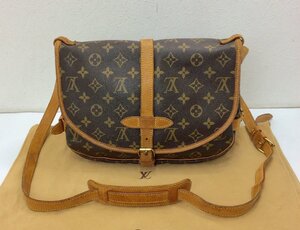 【1円～】LOUIS VUITTON ルイヴィトン ソミュール 30 M42256 モノグラム ショルダーバッグ ジャンク 保存袋付き　 K1122