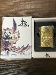 RONSON 牙狼 魔界ノ花 Ver. 2 ロンソン タイフーン GARO フリントオイルライター Typhoon Since 1961 ケース 取扱説明書