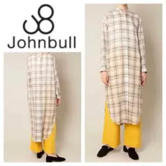 Johnbull ジョンブル ⭐︎ フリーサイズ チェックシャツワンピース