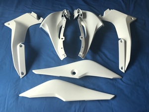 CBR250R MC41 2011～ 単眼 6PCS-NHA87P フロントサイドカウル ミドルパネル リアカバー6点セット 白パール White NHA87P 純正品 同梱割引