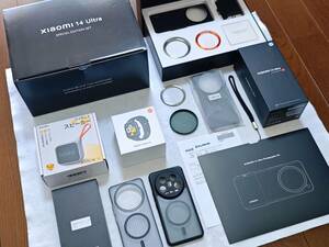 ★Xiaomi 14 Ultra 黒 日本版 Photography Kit 【RedmiWatch4】【高級偏光フィルターEXUS PL】【Bluetoothスピーカー】【Magsafeケース】付