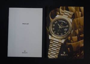 貴重な資料　2008 ROLEX カタログ　全62ページ　PRICE LIST付き　サイズ　176ｍｍ×240ｍｍ