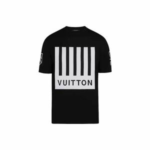 【極美品】LOUIS VUITTON ルイヴィトン バーコードアンドアースニット RM192M NOY HHN02W ブラック Tシャツ トップス Sサイズ