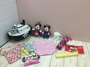 ◇ディズニー 《大量セット》《未開封品あり》ミッキー ミニー ぬいぐるみバッジ 折りたたみ傘ほか 10点 8X46 【80】