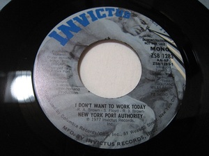 【7”】●白プロモ MONO/STEREO● NEW YORK PORT AUTHORITY / I DON