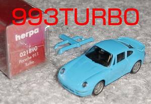 herpa 1/87 ポルシェ911 ターボ(993) ブルー PORSCHE TURBO