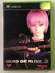 デッドオアアライブ3 XBOXソフト　Microsoft テクモ　DEAD OR ALIVE 3