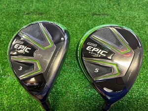 2△3-391 3W・5W【Callaway/キャロウェイ】GBB EPIC STAR 2本セット 2017年モデル Speeder EVOLUTION for GBB 〈S〉 [札幌/店頭引き取り可]