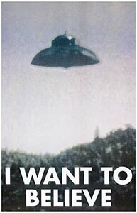 kk639 UFOが私はX-ファイルポスターの11×17　信じる