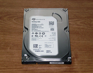 ★ 500GB ★ SEAGATE Desktop HDD 【 ST500DM002 】 新品同様品 ★WP0