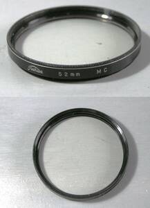 Toshiba 　(582)　 美品・レンズフィルタ　52mm 　MC （紫外線防止、レンズ保護）　東芝