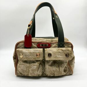 美品 LOUIS VUITTON ルイ ヴィトン モノグラモフラージュ ジャスミン 村上隆 トートバッグ デニム 迷彩柄 カモフラージュ