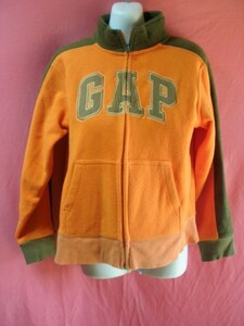 ジャンク扱い品！ キッズ GAP フリース② サイズ１６０ オレンジ系