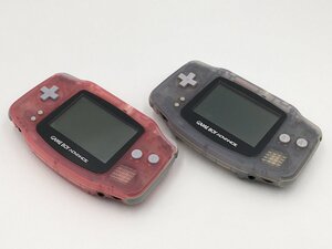 ♪▲【Nintendo ニンテンドー】ゲームボーイアドバンス 2点セット AGB-001 まとめ売り 0109 7