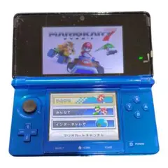 [動作確認済] Nintendo 3DS コバルトブルー　※ポケバンクなし