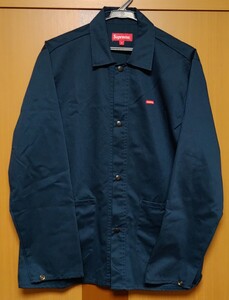 1円〜 美中古 Sサイズ ネイビー Supreme Shop Jacket シュプリーム ショップ ジャケット ネイビー FW用 コットン 秋冬モデル