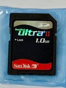 SanDisk サンディスク SDカード UltraⅡ 1GB 1枚 フォーマット済み 動作確認済みジャンク品