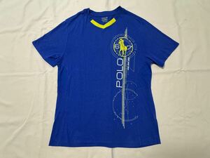 POLO RALPH LAUREN　ポロラルフローレン　半袖Ｔシャツ　青　サイズＬ（14-16）160/80