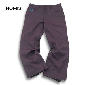 nomis ノーミス 秋冬★ スノーボード ウェア パンツ ブーツカット 裾ジッパー フロントジッパー Sz.M メンズ スノボ　A4B05432_A#Q