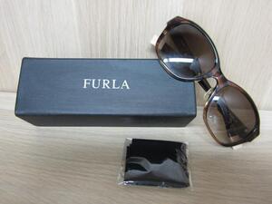 ★ FURLA フルラ サングラス SFU220J 53□18 COL.06BA 135 ブラウン系 ケース付き ファッション小物 アイウェア Y4122101