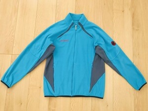 MAMMUT＊フリースジャケット＊ターコイズ×グレー