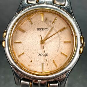 SEIKO セイコー Dolce ドルチェ 5E31-600A 腕時計 アナログ クオーツ 3針 アイボリー文字盤 メタルバンド シルバー ステンレススチール