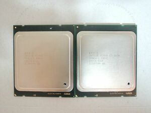 Intel LGA2011 6-Core Xeon E5-2620 SR0KW 2.00GHz/15M/7.2GTs MALAY 2個セット Dual動作画面有 定形外発送￥240可