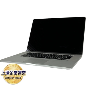 Apple MacBook Pro Retina 15インチ 2015 ノート パソコン i7 4770HQ 16GB SSD256GB ジャンク T8404212