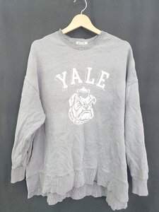 ◇ YALE University 長袖 トレーナー サイズF グレー系 レディース P