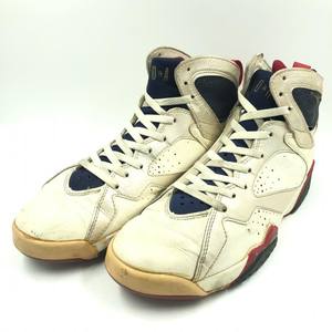 【中古】NIKE 1992年製 AIR JORDAN7 RETRO バルセロナオリンピック サイズ：28cm 130157-110 ナイキ エアジョーダン 90s[240024443277]