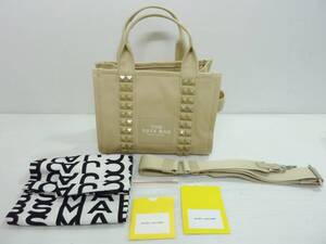 CV5802tc 展示品 MARC JACOBS The Mini Tote Bag マークジェイコブス ザ ミニ トートバッグ - ベージュ