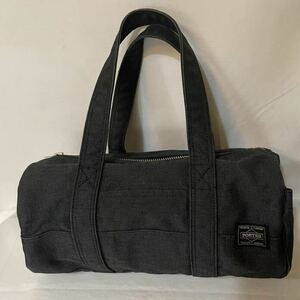 ★即決　美品　ポーター スモーキー ボストンバッグ 黒 ハンドバッグ PORTER 吉田カバン