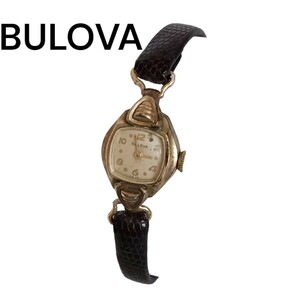 Y825-3 腕時計 BULOVA ブローバー 稼働 アンティーク ヴィンテージ