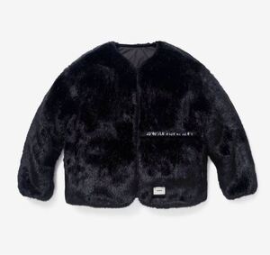 Wtaps Urcon Poly Fur Sサイズ ファー ジャケット 黒 ブラック　ダブルタップス ファー コート カーディガン 毛皮