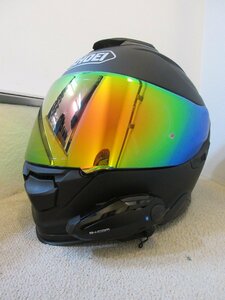 1000円～美品 SHOEI ショウエイ GT-Air2 B+COM インカム付き フルフェイスヘルメット　サイズL