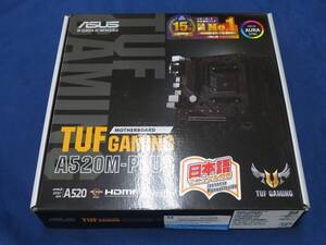 未使用　ASUS TUF GAMING A520M-PLUS　マザーボード　*0129-2