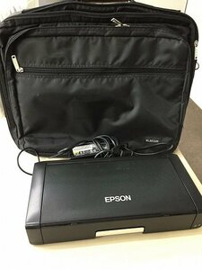 T□ EPSON/エプソン A4対応インクジェットプリンター PX-S05B モバイルプリンター Wi-Fi搭載 Hi-Speed /鞄付＜C0119C7 2F-9＞