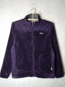 to5050　FILA　フィラ　レディース　ジップ　フリース　キルティング　切替　デザイン　ジャケット　人気