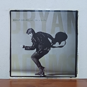 LP/ ブライアン・アダムス☆BRYAN ADAMS「カッツ・ライク・ア・ナイフ / CUTS LIKE A KNIFE」ライナーノーツ付 / ディス・タイム 