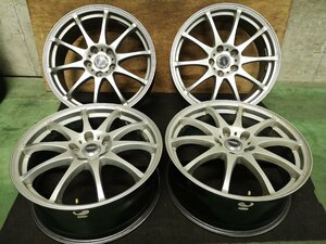 ★ ホイール 4本 クロススピード 18x7.5J+55 114.3 5H