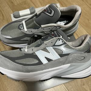 ラスト一点　新品　27cm 新品 USA製 NEW BALANCE M990GL6 グレー ニューバランス M990 GL6 V6 レザー スニーカー UK8.5