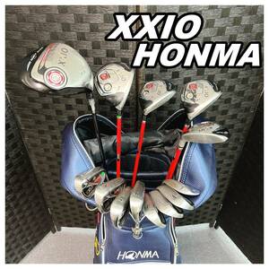 【ゴルフクラブ キャディーバッグセット】XXIO ゼクシオ ゴルフクラブ 12本 / HONMA ホンマ キャディバッグ / ツアーステージ クラブ 1本